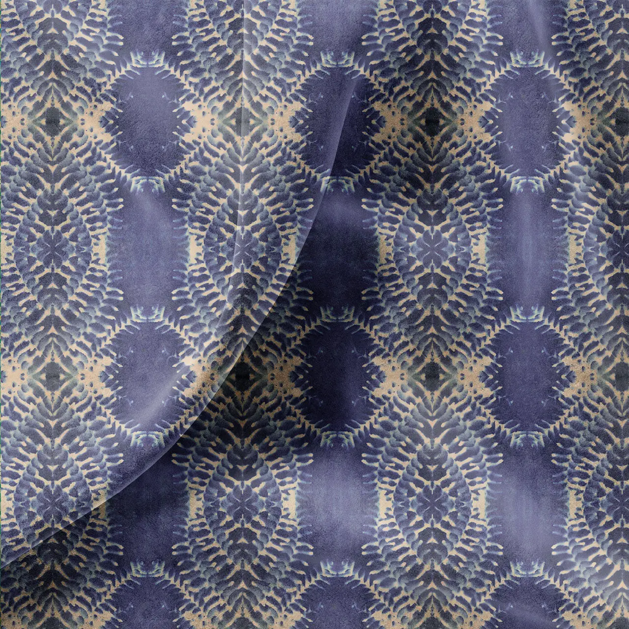 Lumière Lavender Velvet Fabric by Tatie Lou