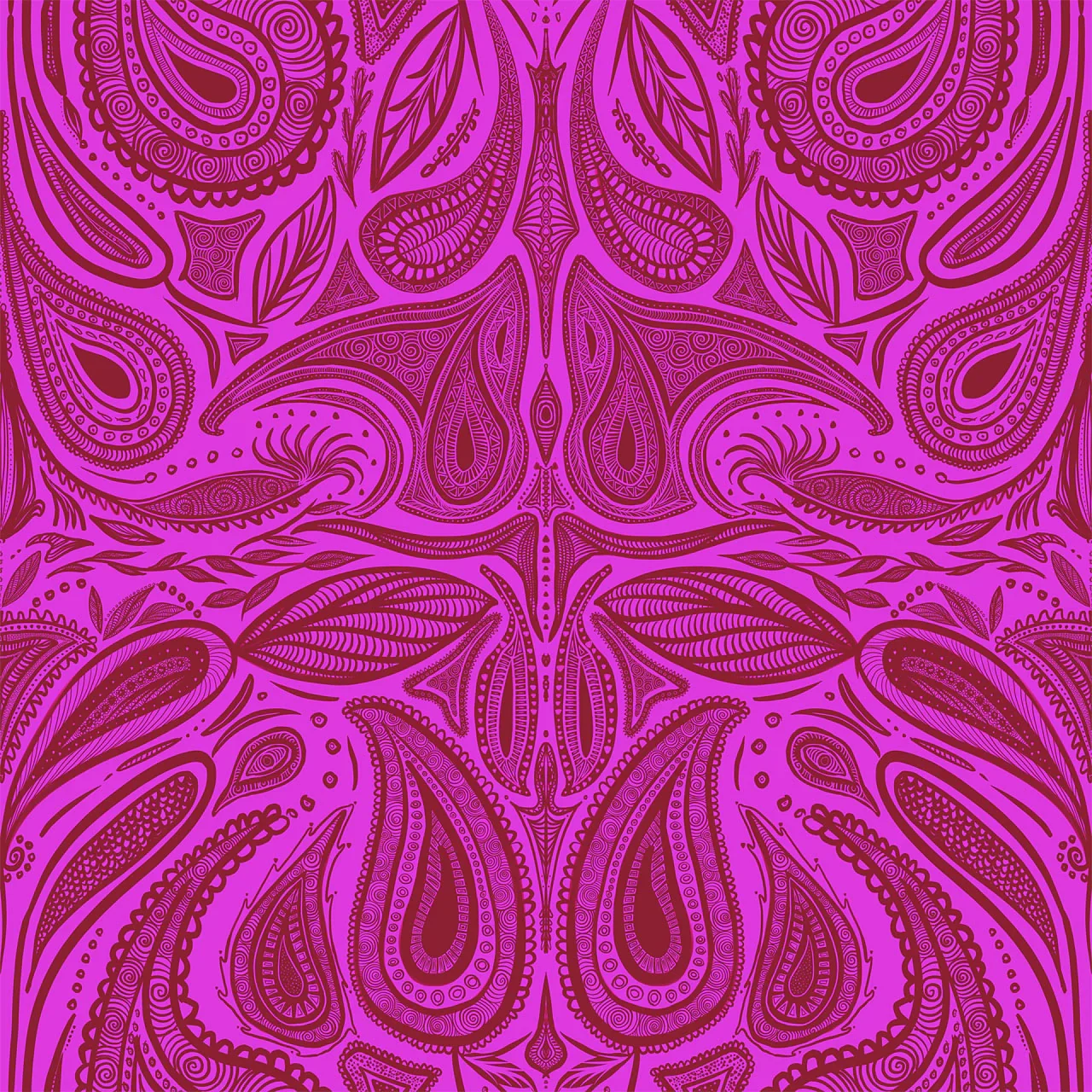 Margaux Fuchsia Velvet Fabric by Tatie Lou