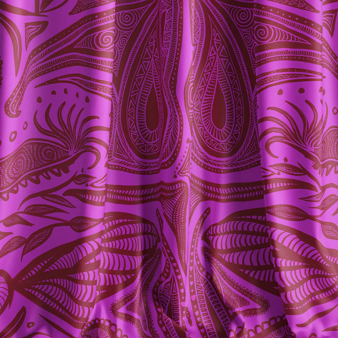 Margaux Fuchsia Velvet Fabric by Tatie Lou