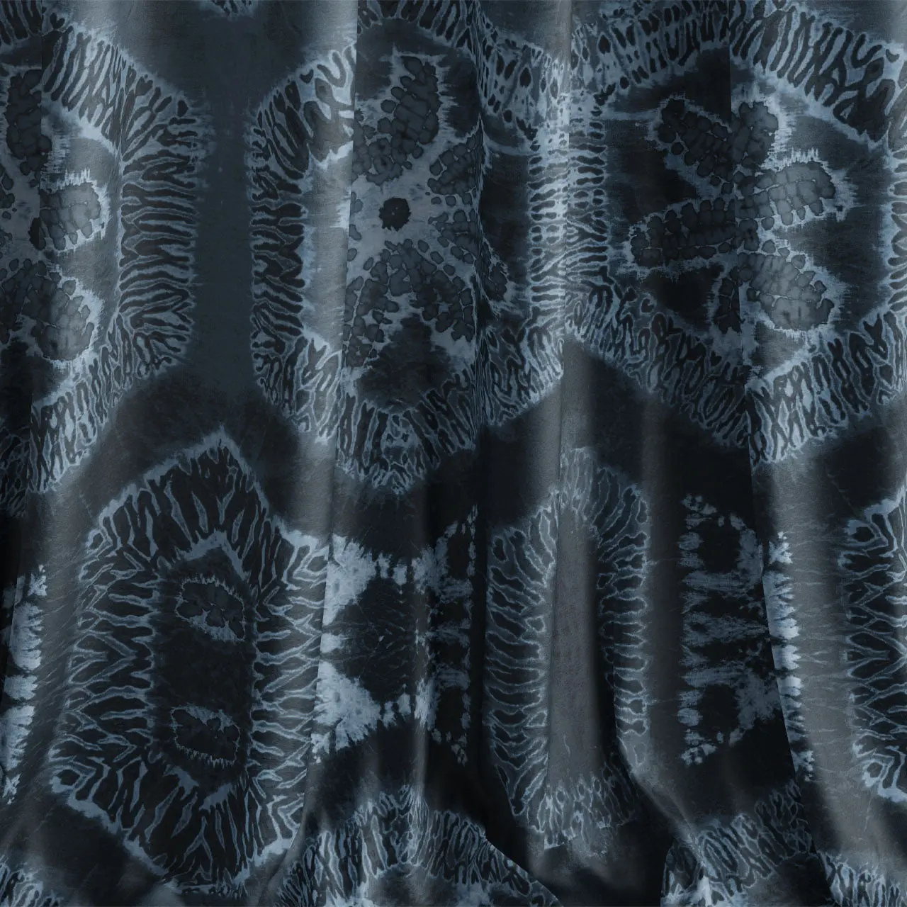 Nui Burst Denim Velvet Fabric by Tatie Lou