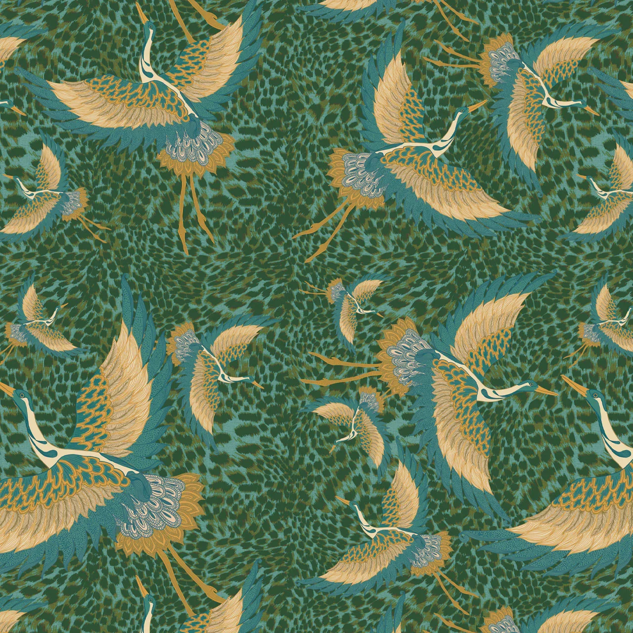 Pachamama Apple Velvet Fabric by Tatie Lou
