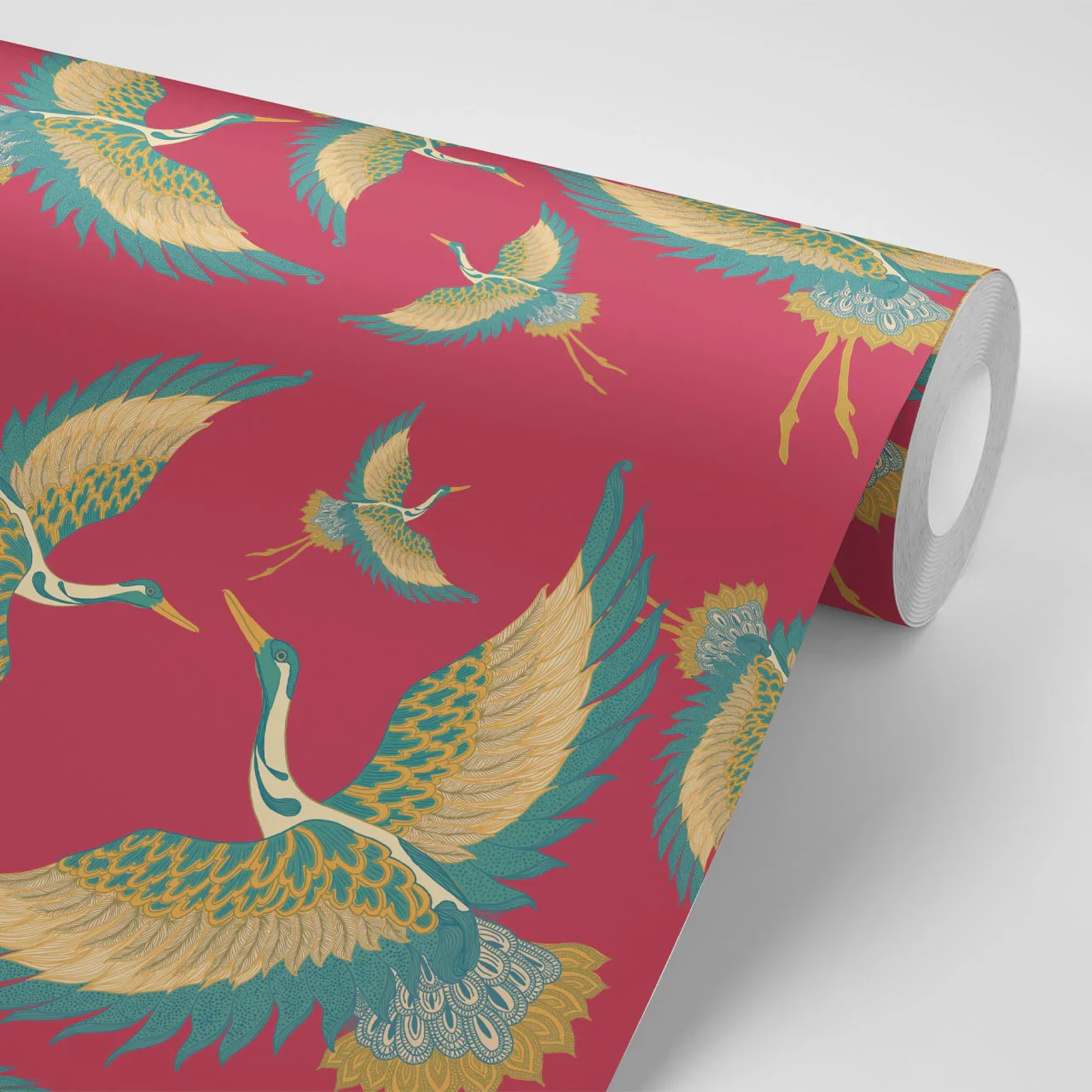 Pachamama Crimson Wallpaper by Tatie Lou