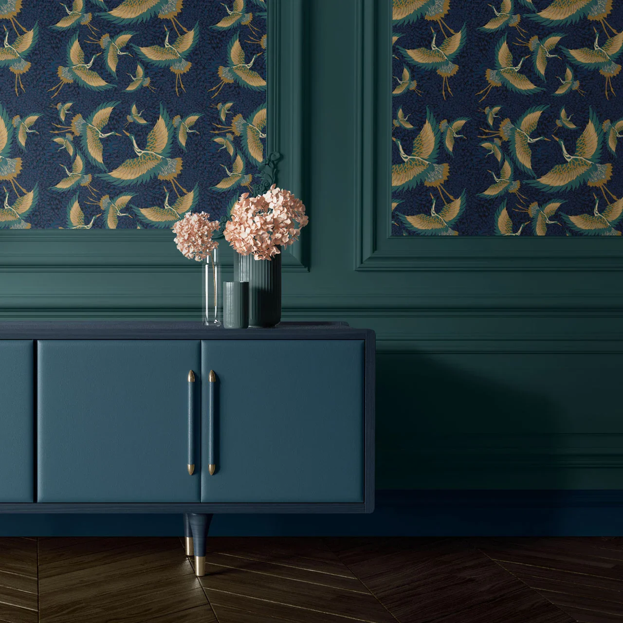 Pachamama Damson Wallpaper by Tatie Lou
