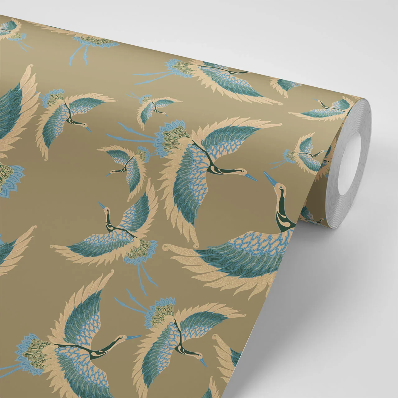 Pachamama Fennel Wallpaper by Tatie Lou