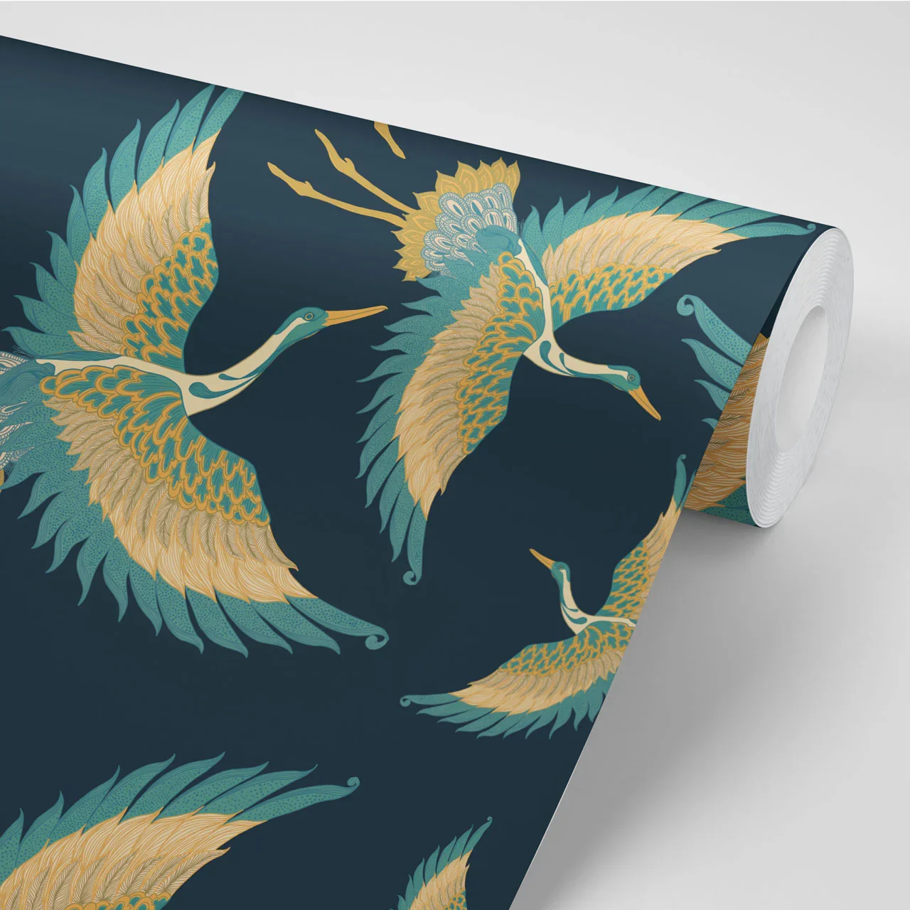 Pachamama Indigo Wallpaper by Tatie Lou