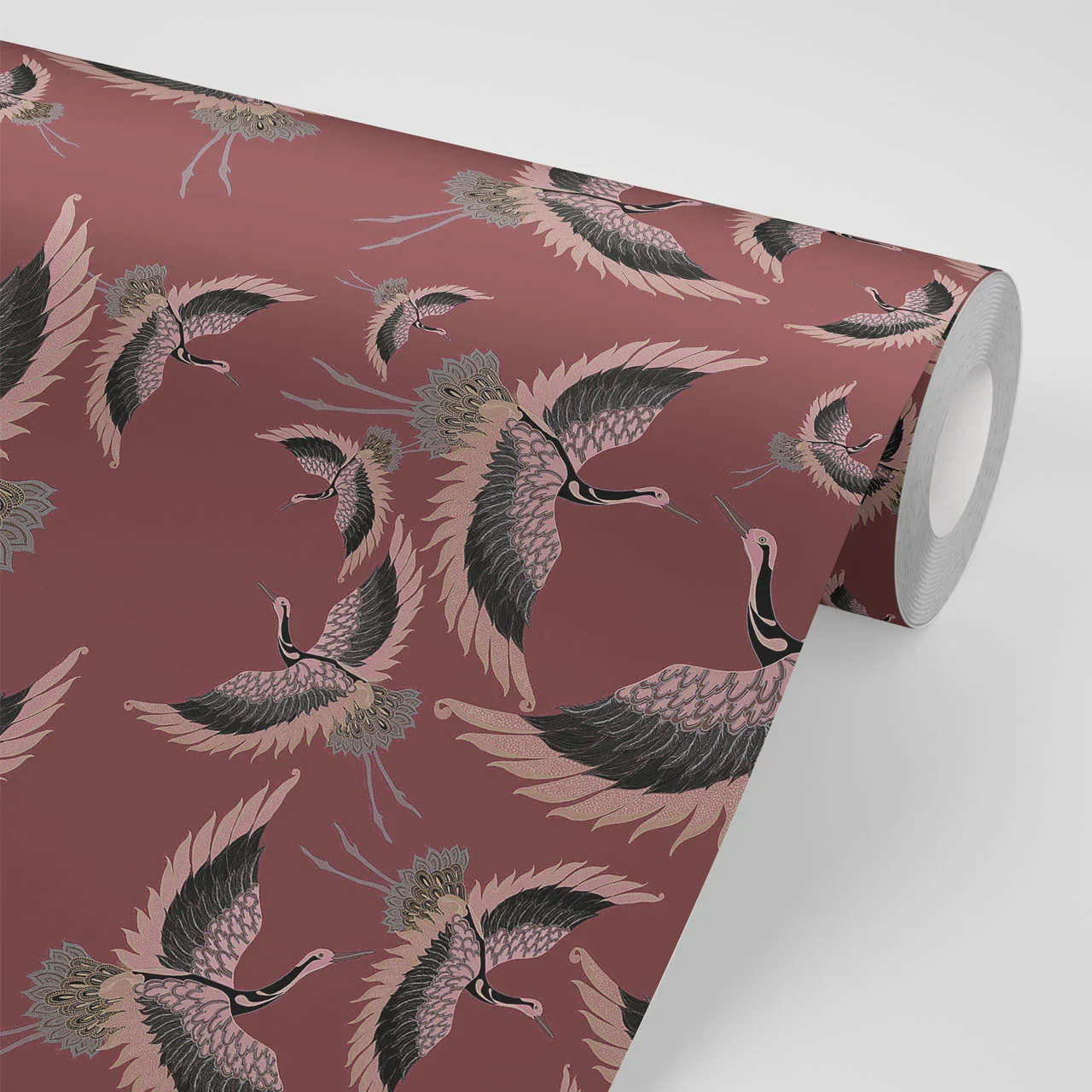 Pachamama Mahogany Wallpaper by Tatie Lou