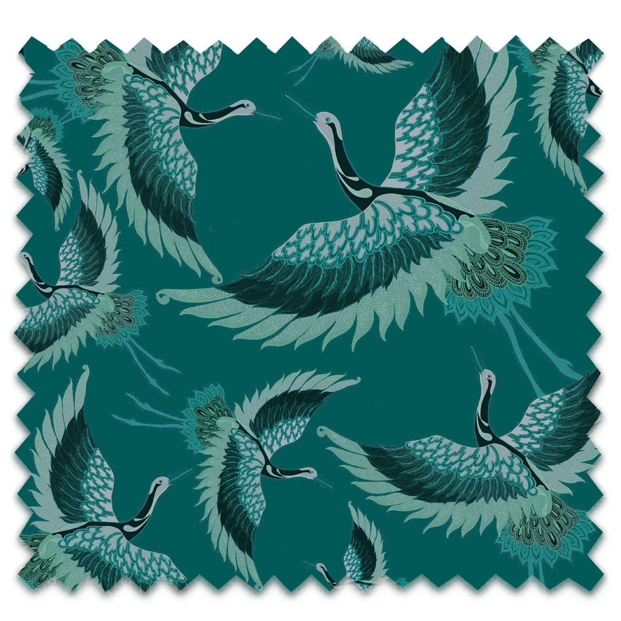 Pachamama Ocean Velvet Fabric by Tatie Lou