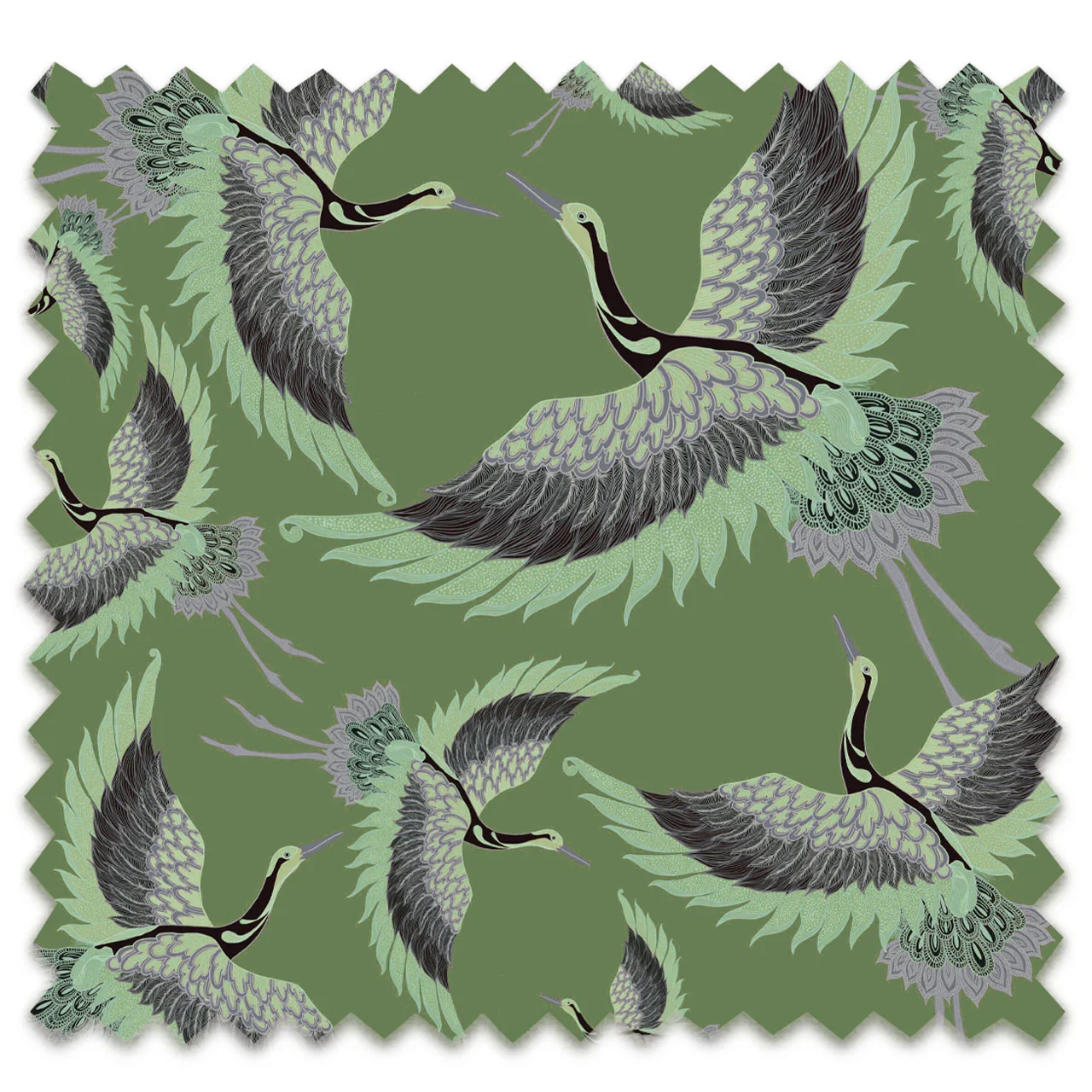 Pachamama Olive Velvet Fabric by Tatie Lou