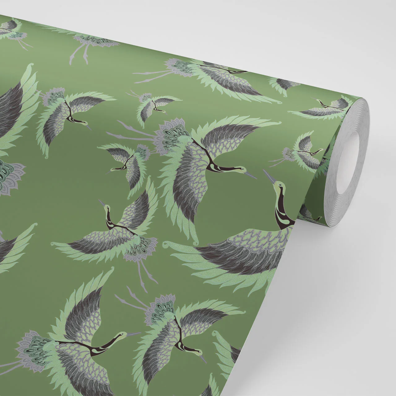 Pachamama Olive Wallpaper by Tatie Lou