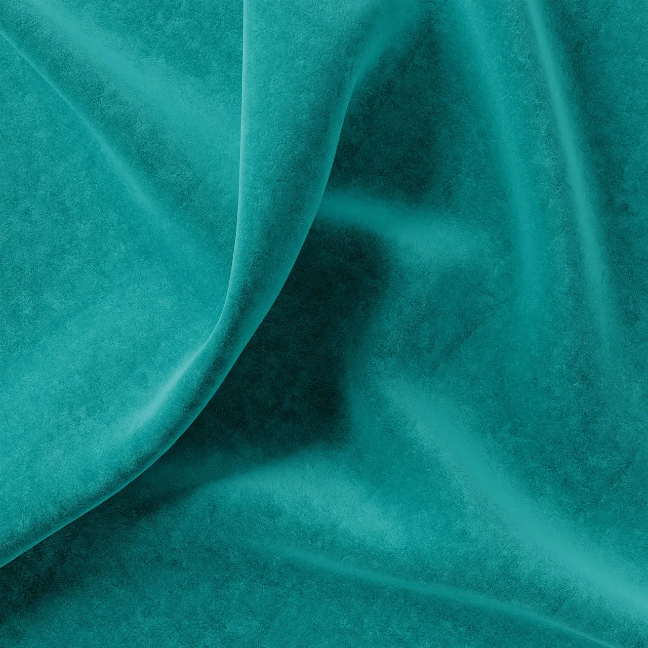 Plain Eco Recycled Velvet Teal by Tatie Lou